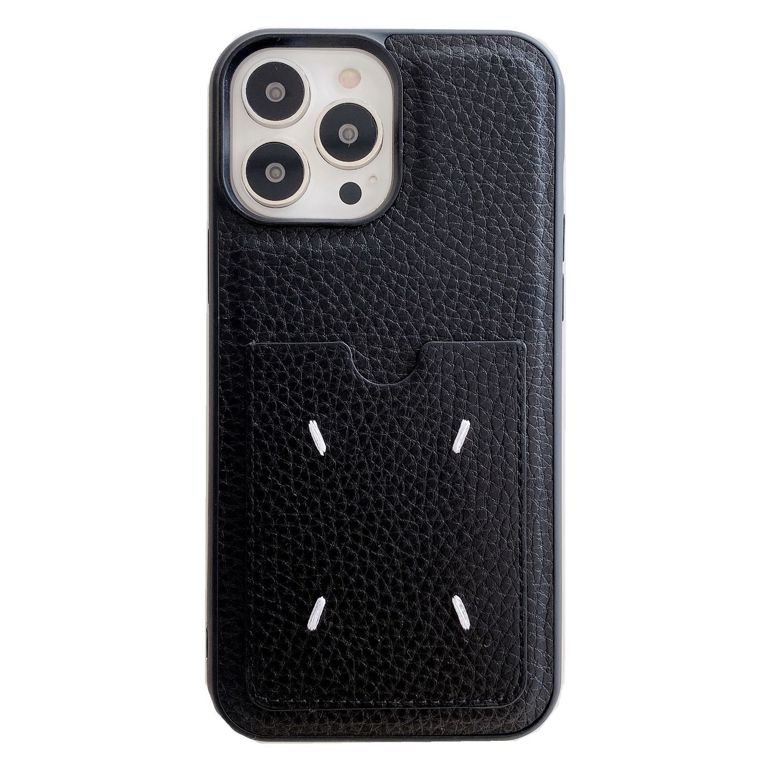 Luxury Leather M iPhone Wallet Case