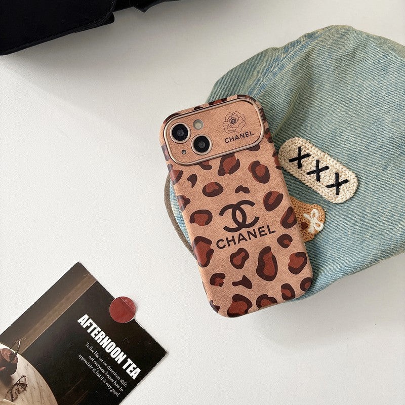 Chanel Luxury Fluffy Leather iPhone Case