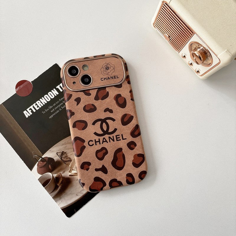 Chanel Luxury Fluffy Leather iPhone Case