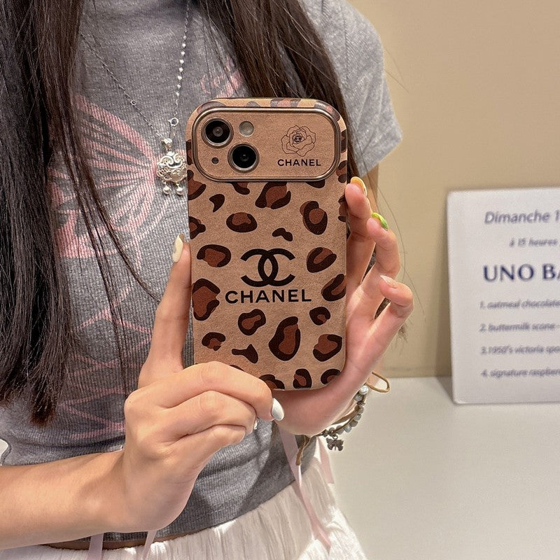 Chanel Luxury Fluffy Leather iPhone Case