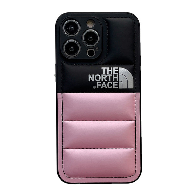 Colorblock Down Jacket iPhone Case