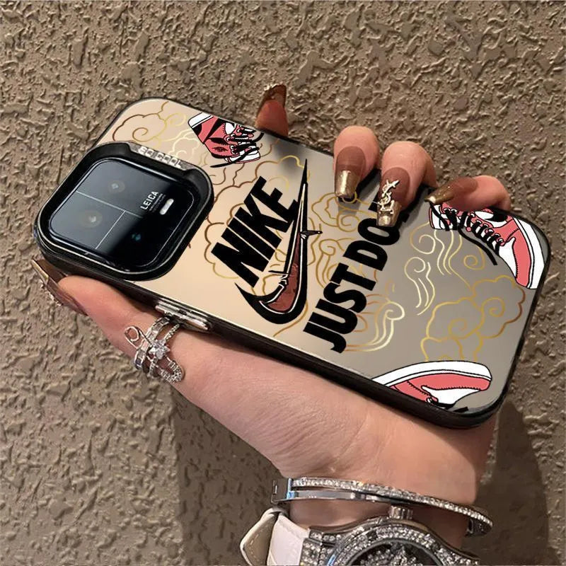 Electroplated Silver N/K iPhone Case