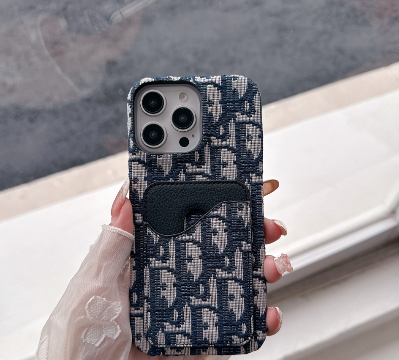 Dior EmbroEidery iPhone Wallet Case