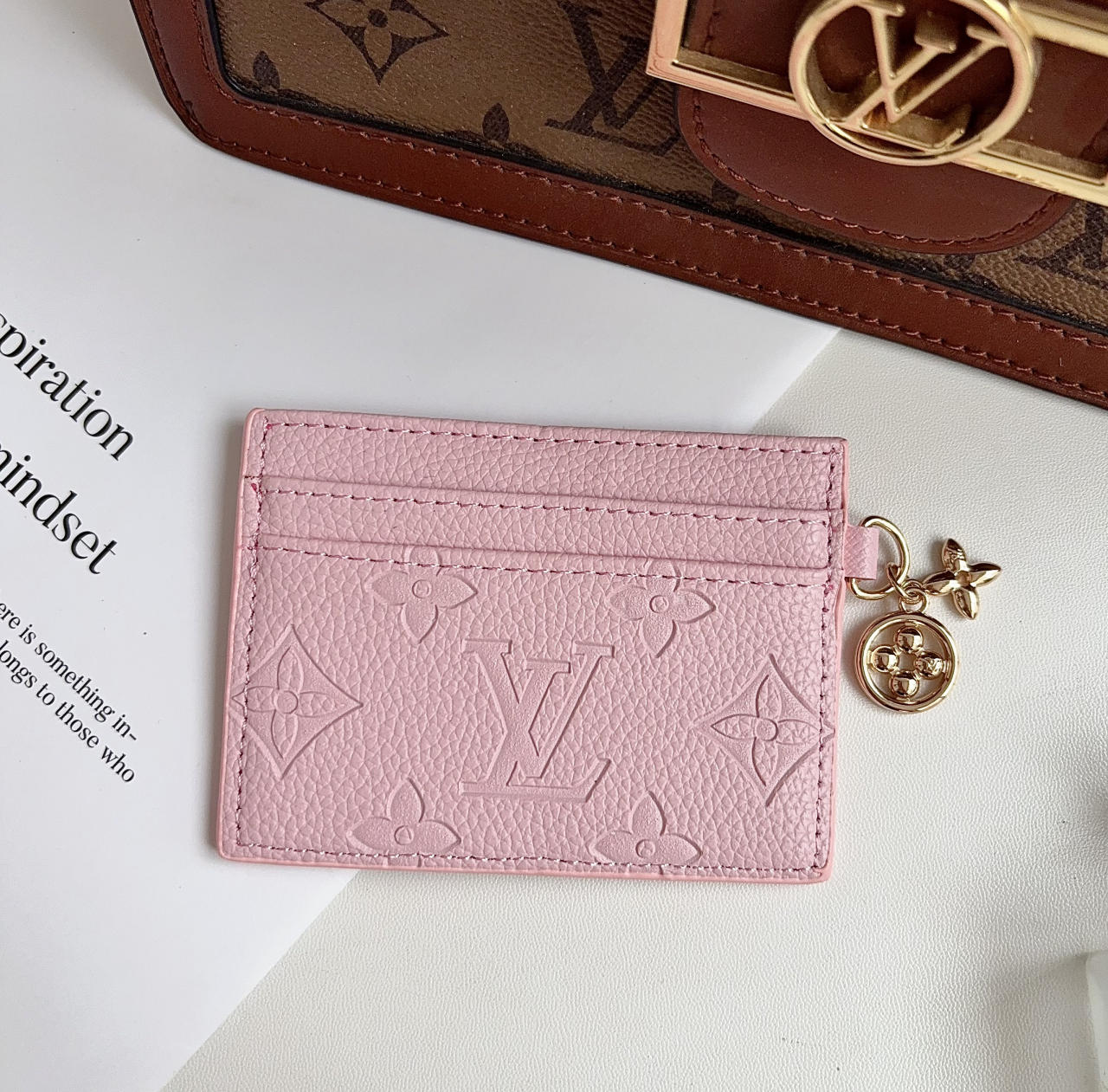 Louis Vuitton Luxury Leather Card Holder