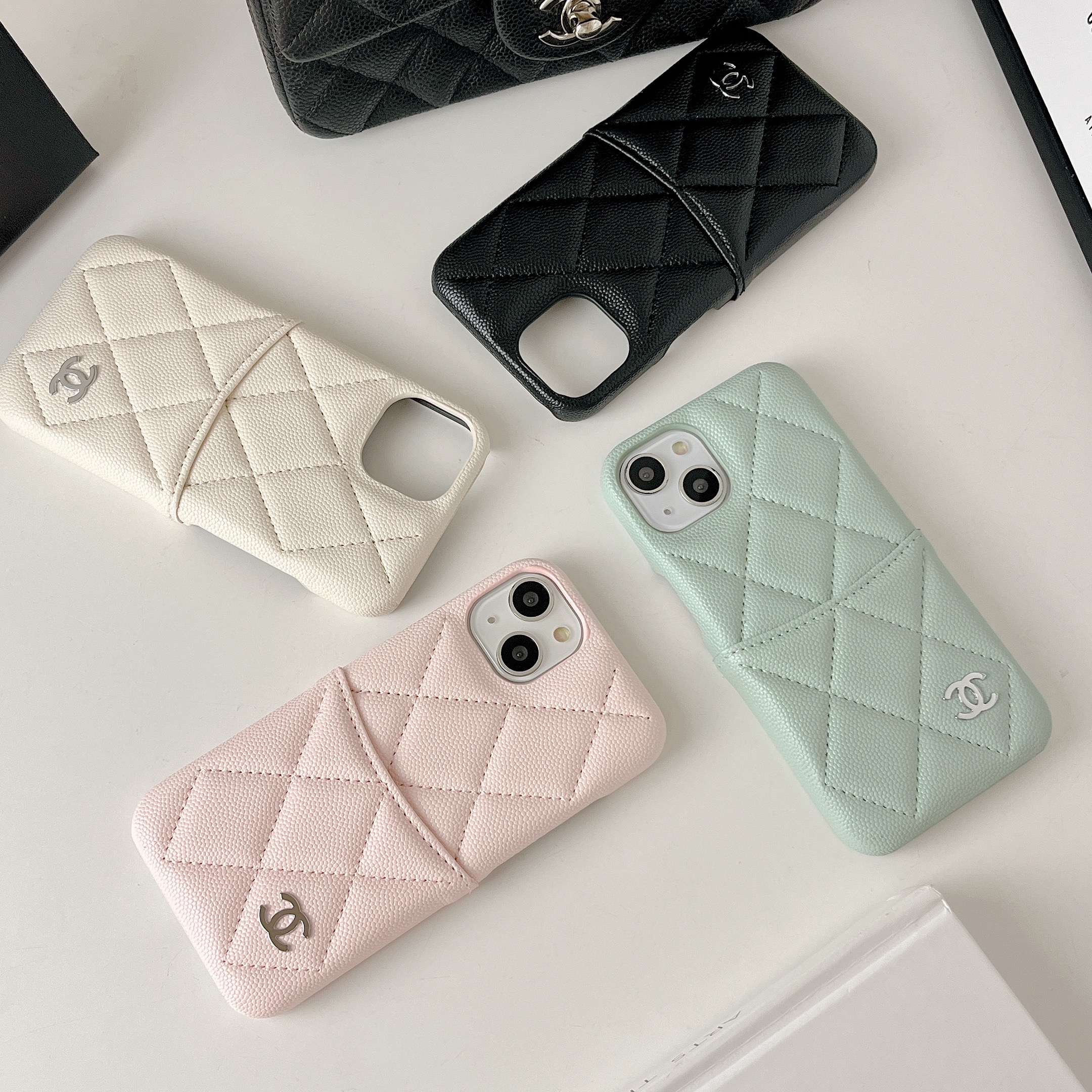 Leather luxury iPhone Wallet Case