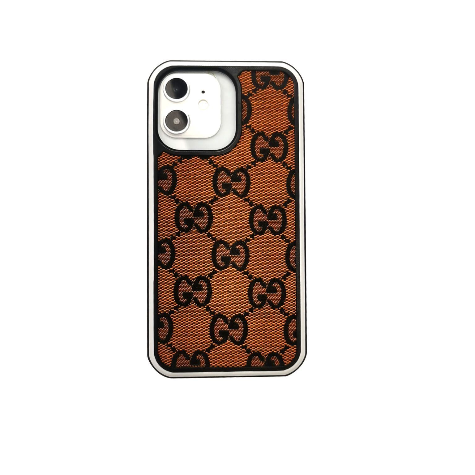Gucci Luxury Leather iPhone Case
