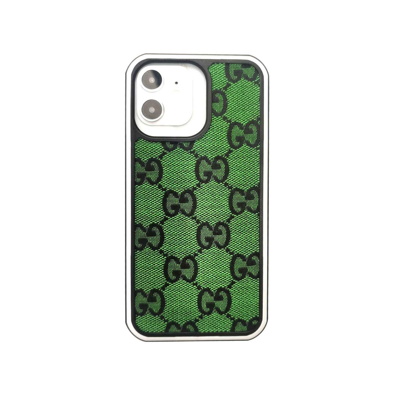 Gucci Luxury Leather iPhone Case