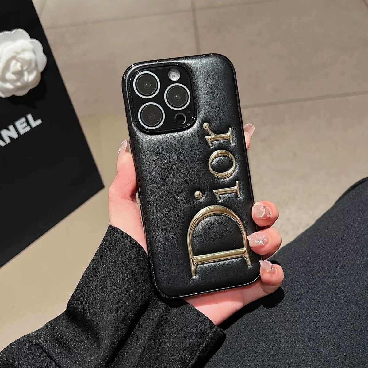 Dior Leather iPhone Case