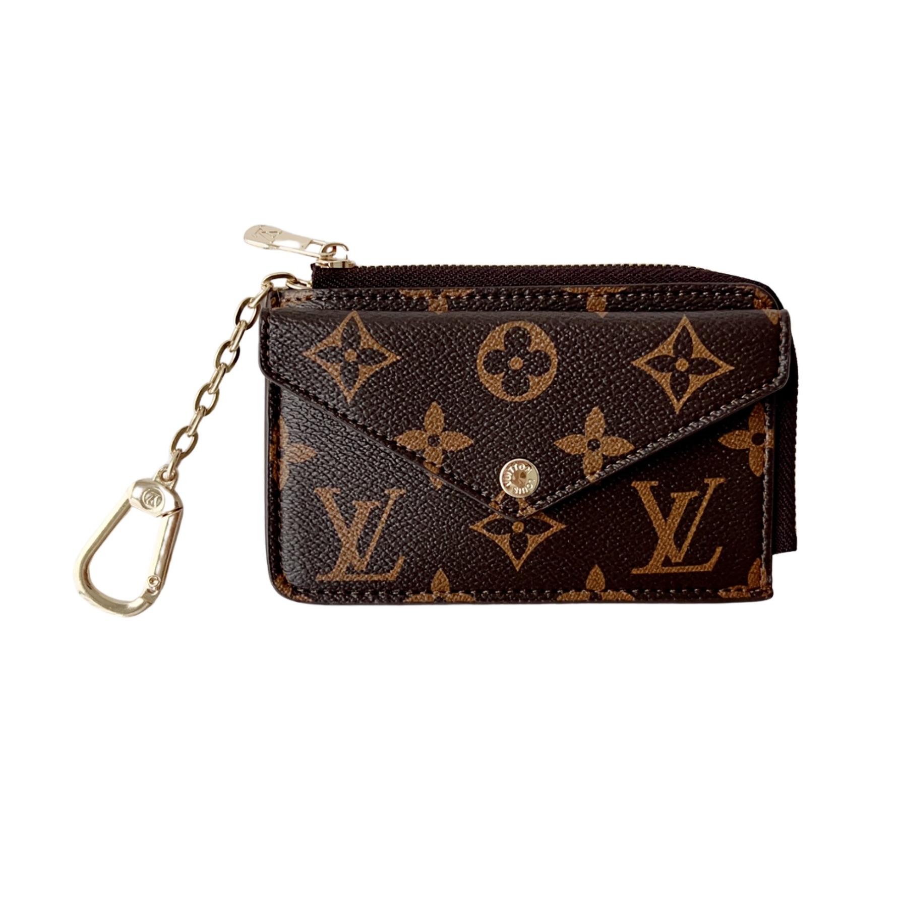Luxury Leather Zipper Wallet Card Holder & Coin Purse