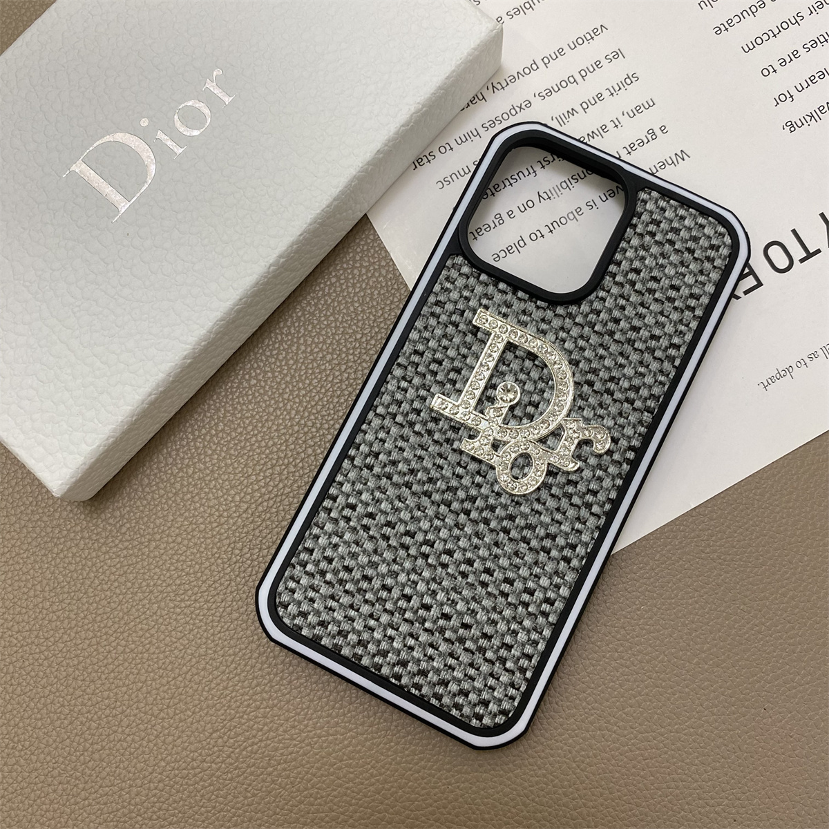 Dior woven iPhone Case
