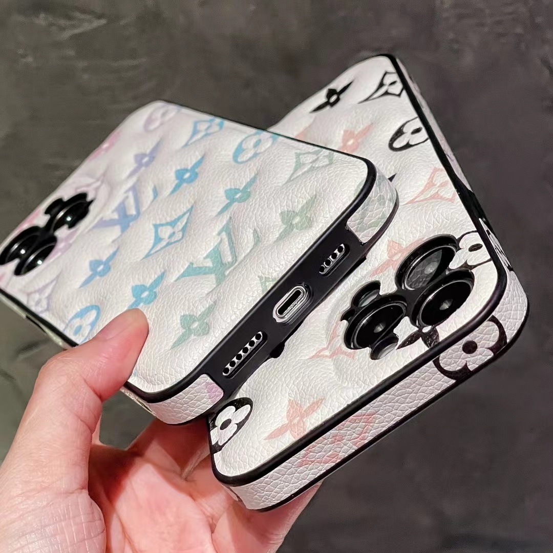 Louis Vuitton Leather Air Cushion iPhone Case
