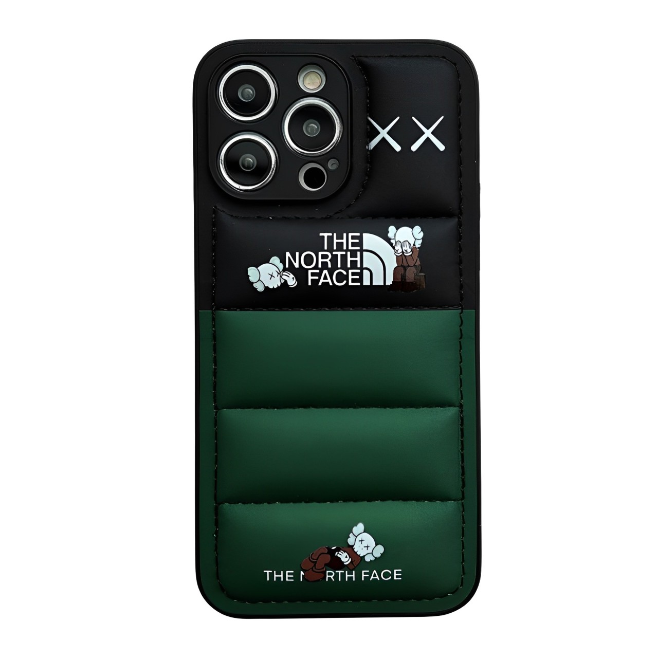Colorblock Down Jacket iPhone Case
