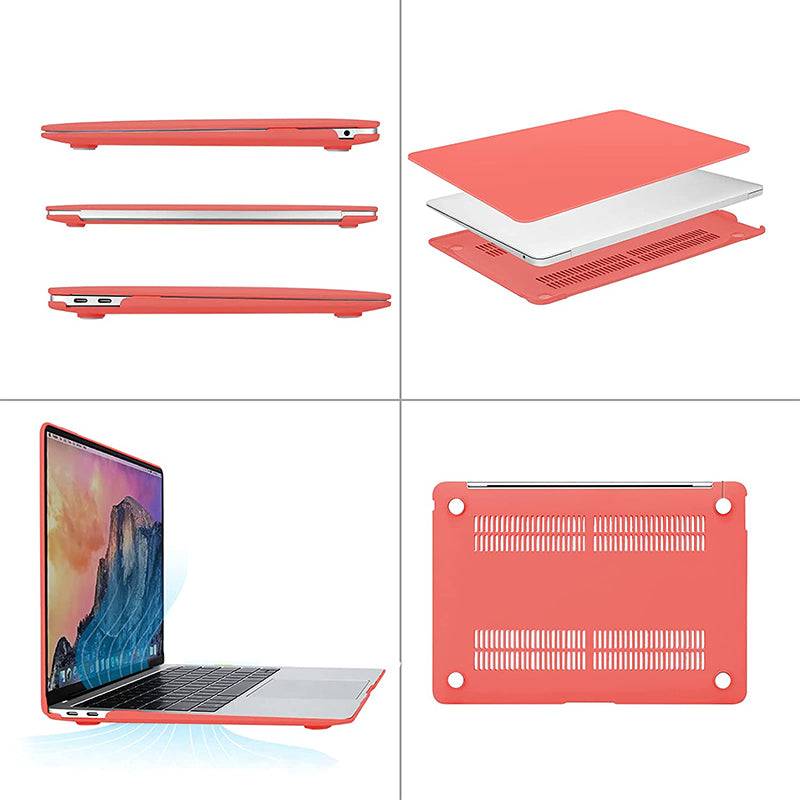 Frosted Coral Orange | Macbook case customizable-BELKCASE