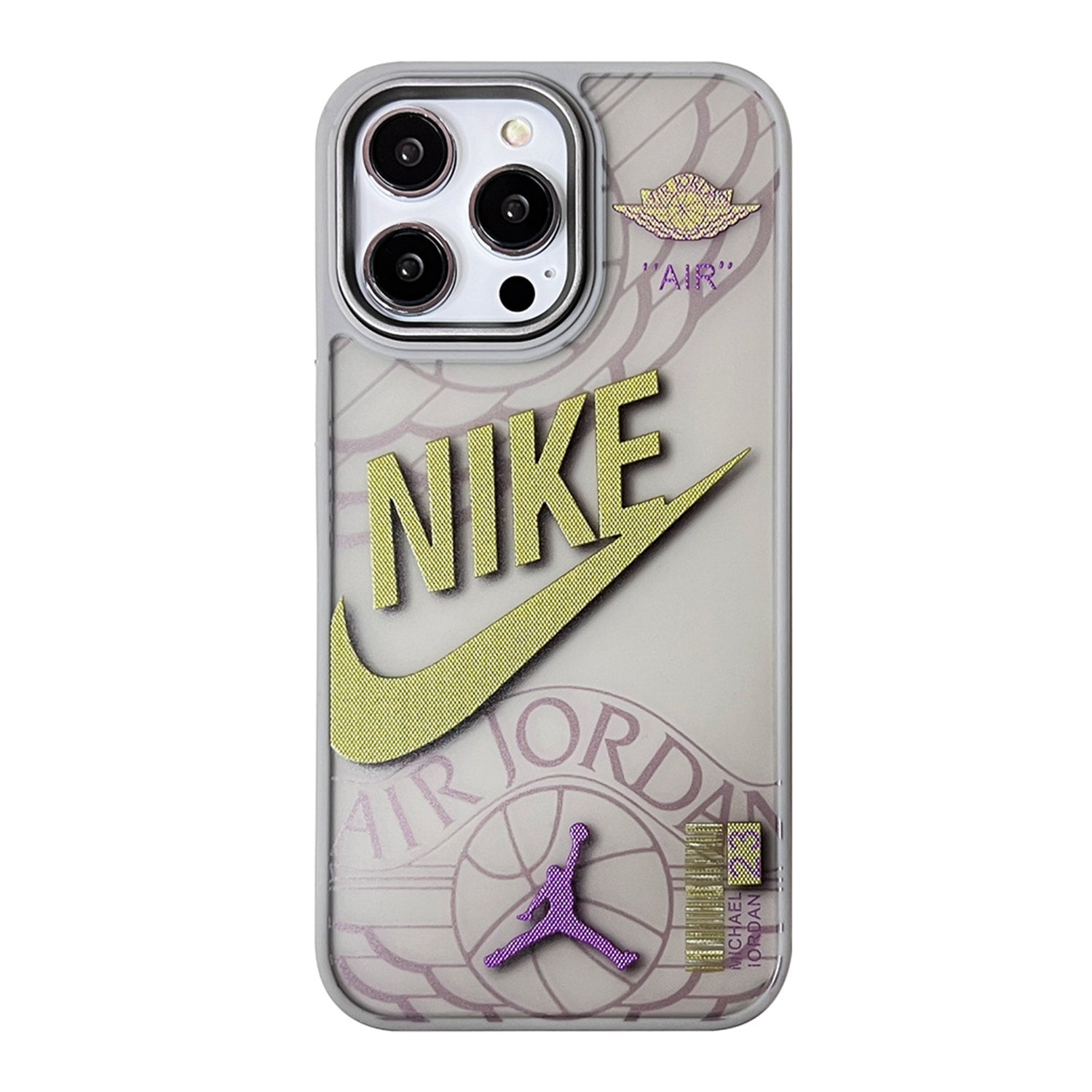 Frosted Fashion labels iPhone Case -BELKCASE