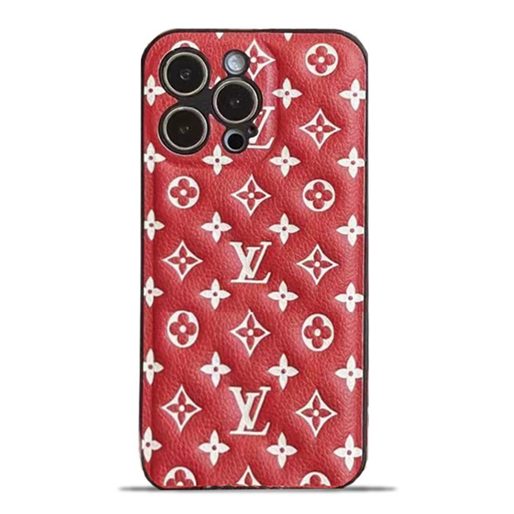 Monogram Leather iPhone Case - Soft Cushion