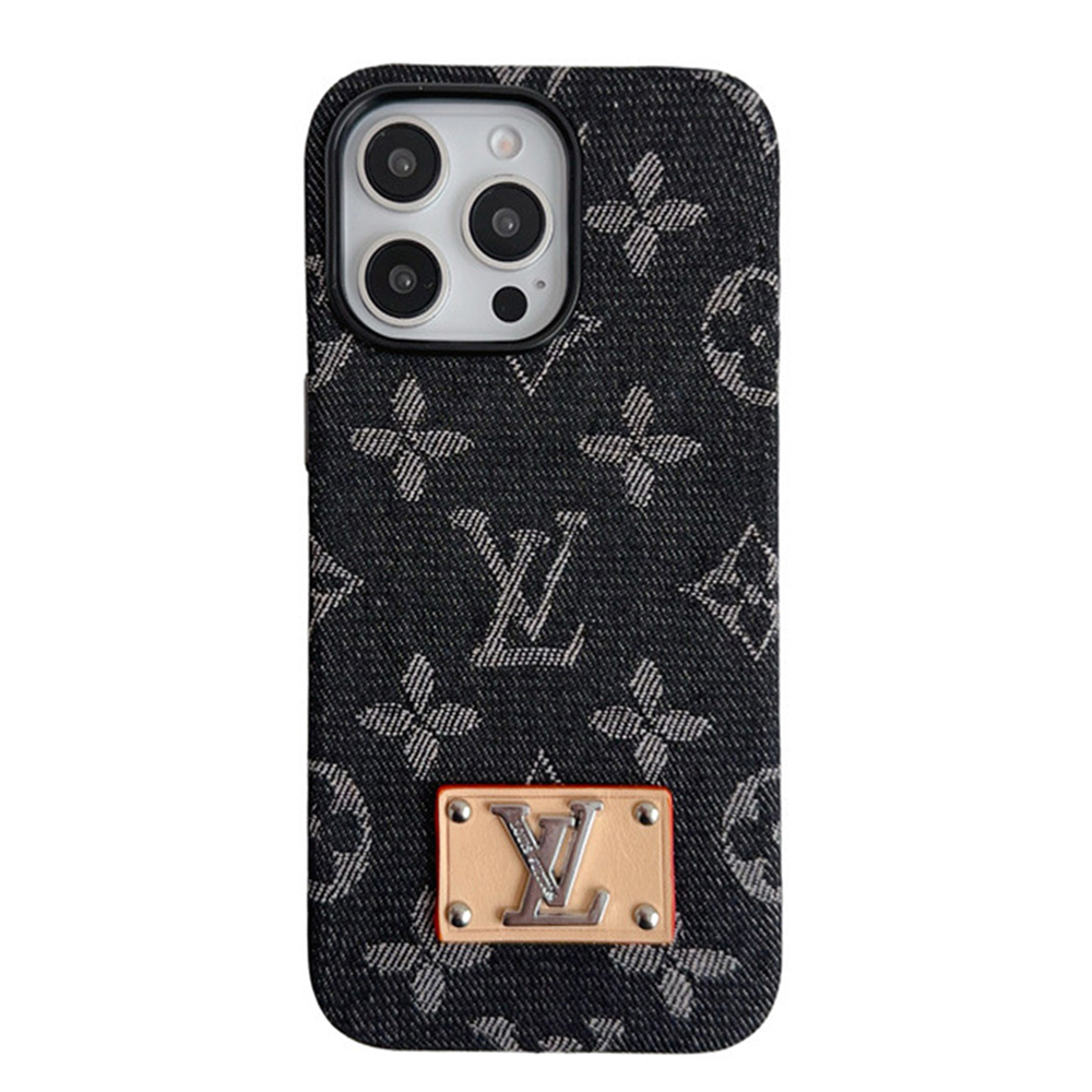 Louis Vuitton Fashion denim canvas V iPhone Case