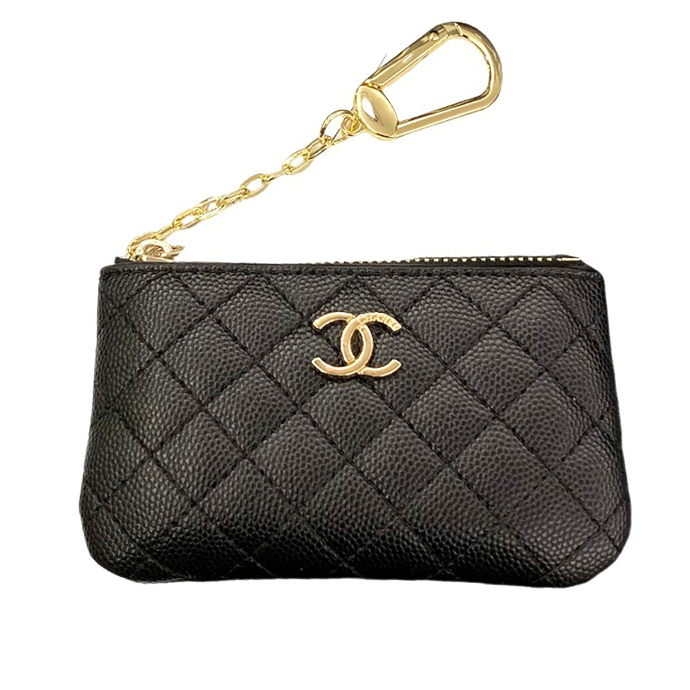 Luxury Leather Zipper Coin Purse