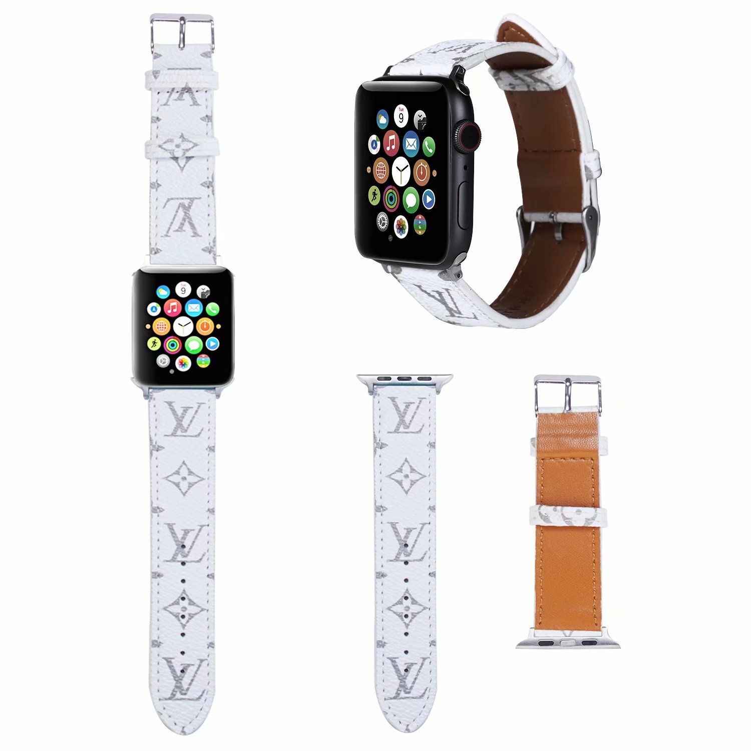 Louis Vuitton Luxury Leather Apple Watch Band