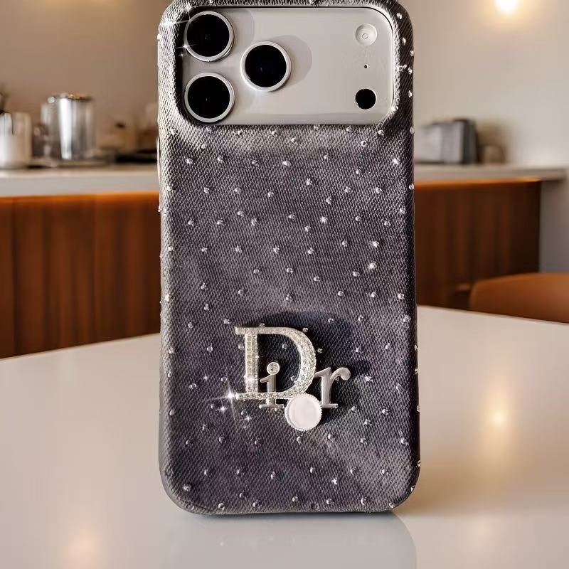 Dior Artistic Shimmer Canvas iPhone Case