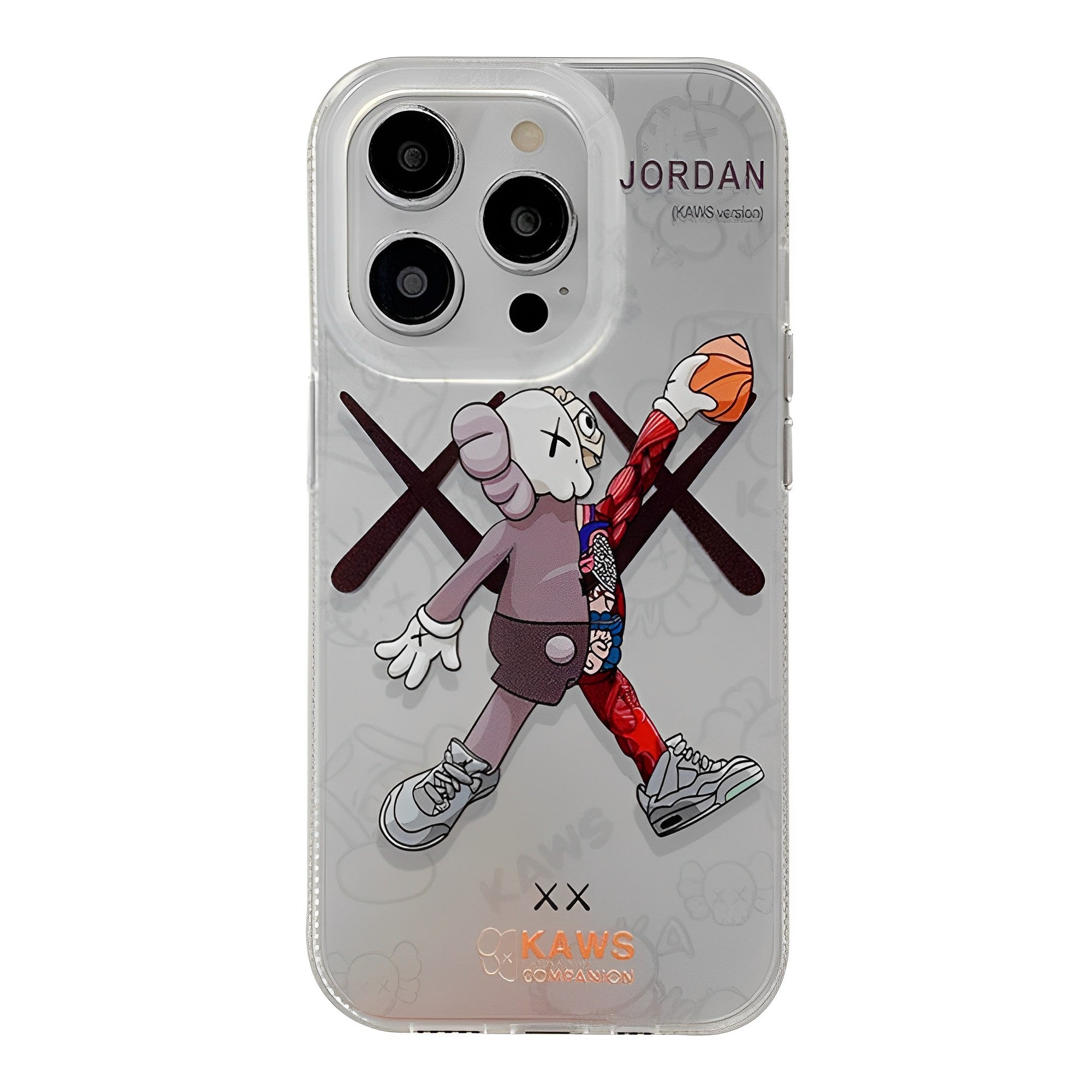Kaws Laser Plating iPhone Case