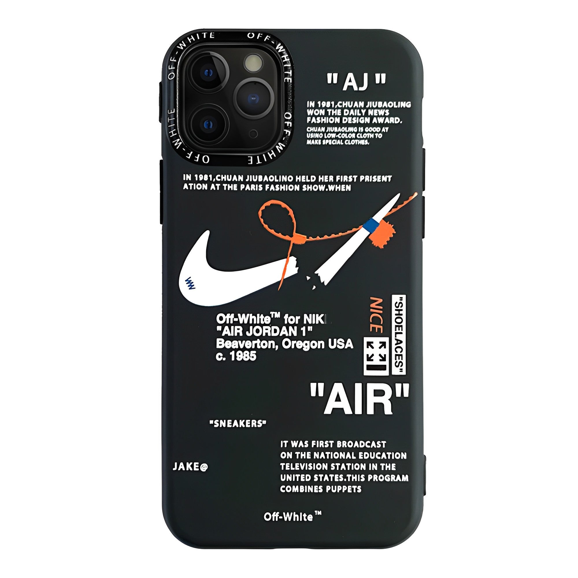 A-j ×N-K Tag iPhone Case