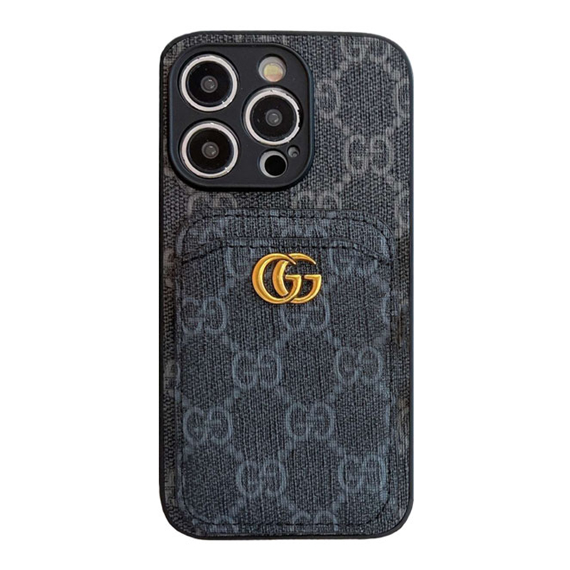 Luxury Leather iPhone Wallet Case
