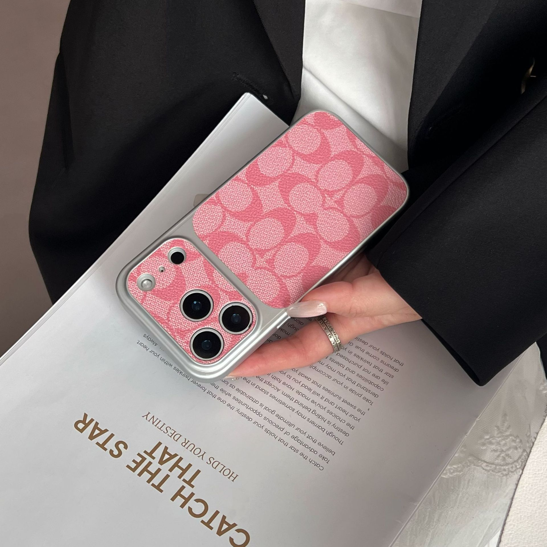 Coach Luxury Leather iPhone Case