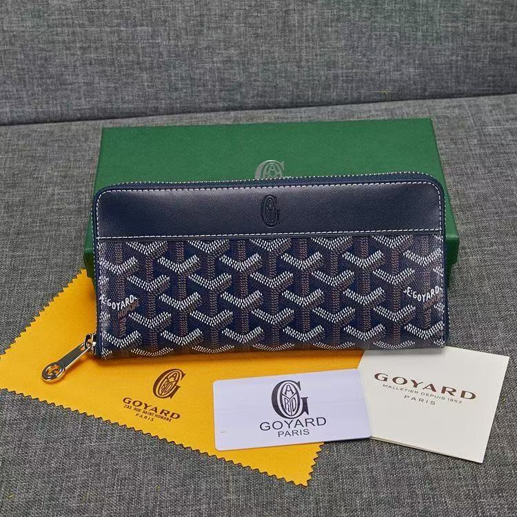 GD Leather Zipper Long Wallet