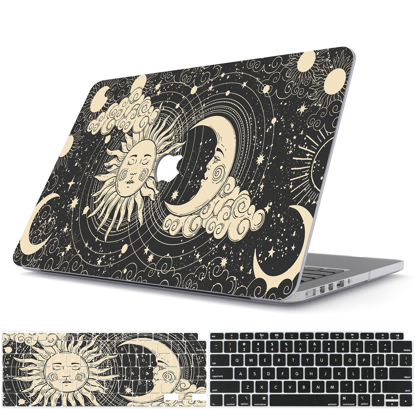 Sun And Moon God Macbook Case-BELKCASE
