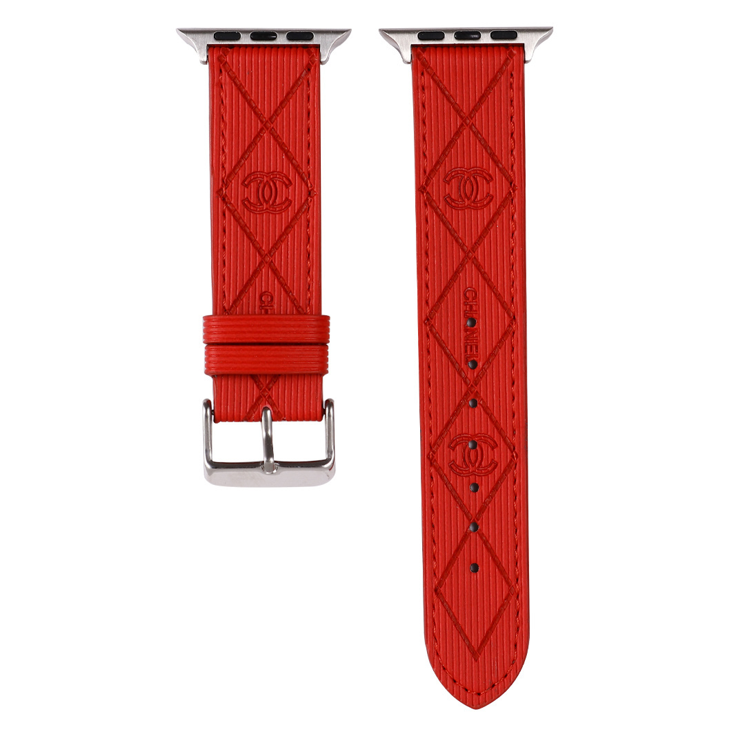 Chanel Luxury Leather Apple Watch Band