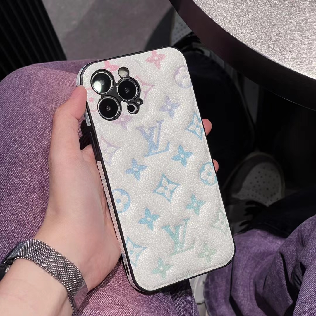 Louis Vuitton Leather Air Cushion iPhone Case