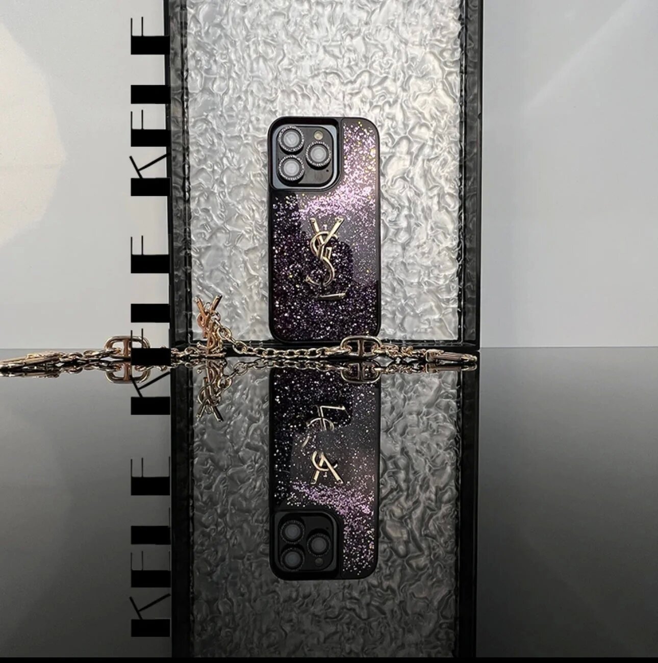 Flowing Glittery Sand iPhone Case