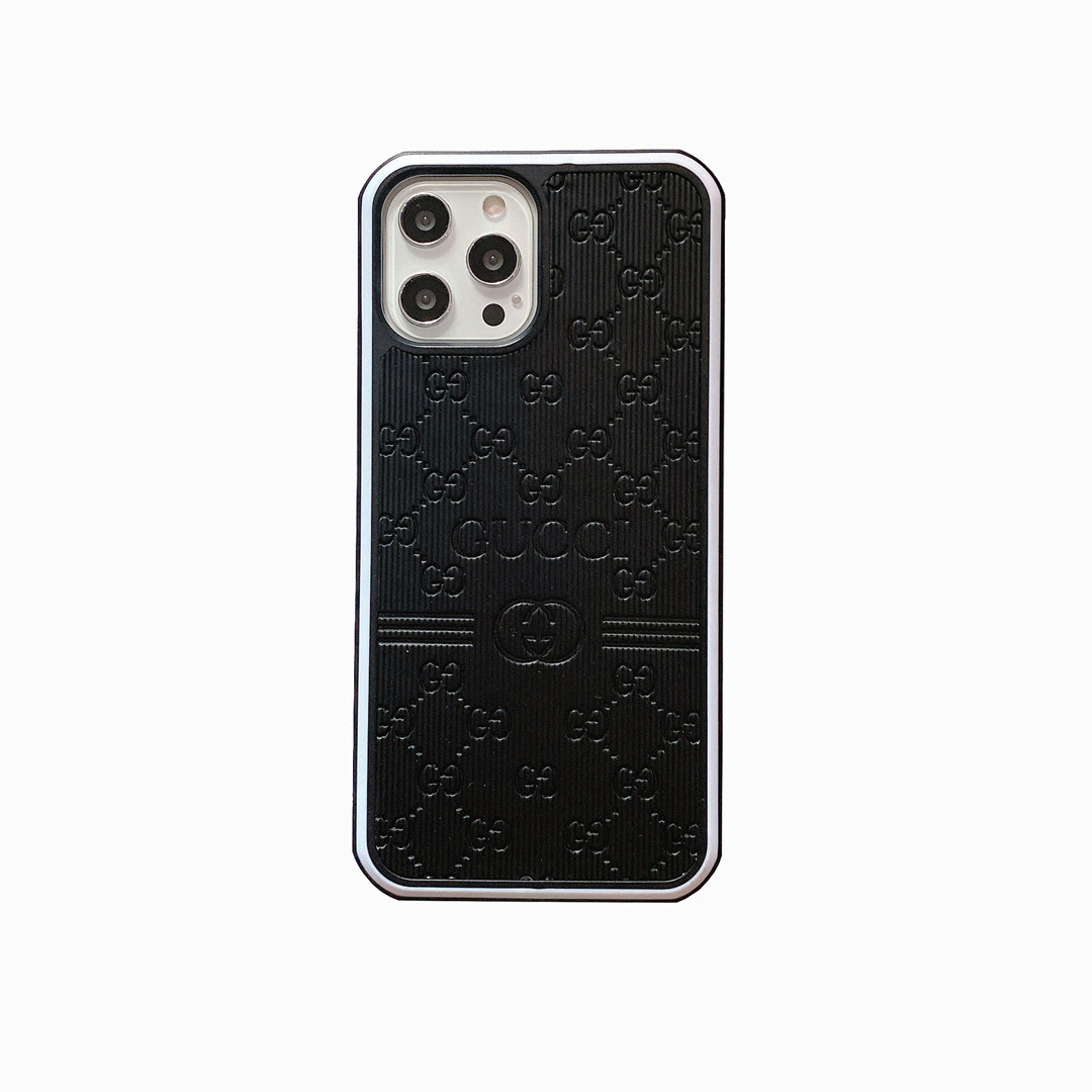 Gucci Luxury Leather iPhone Case