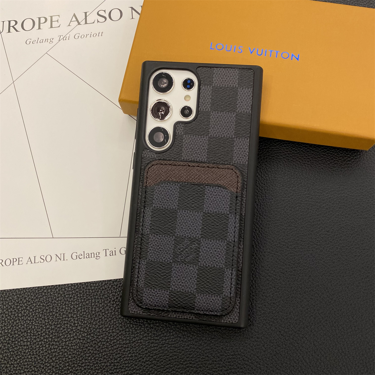Luxury Leather Samsung Wallet Case