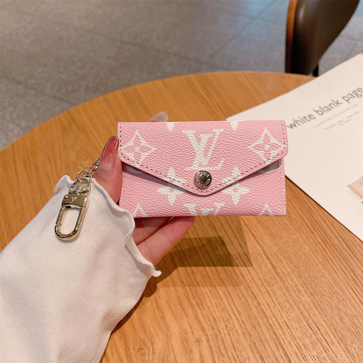 Luxury Leather Zipper Wallet Card Holder & Coin Purse