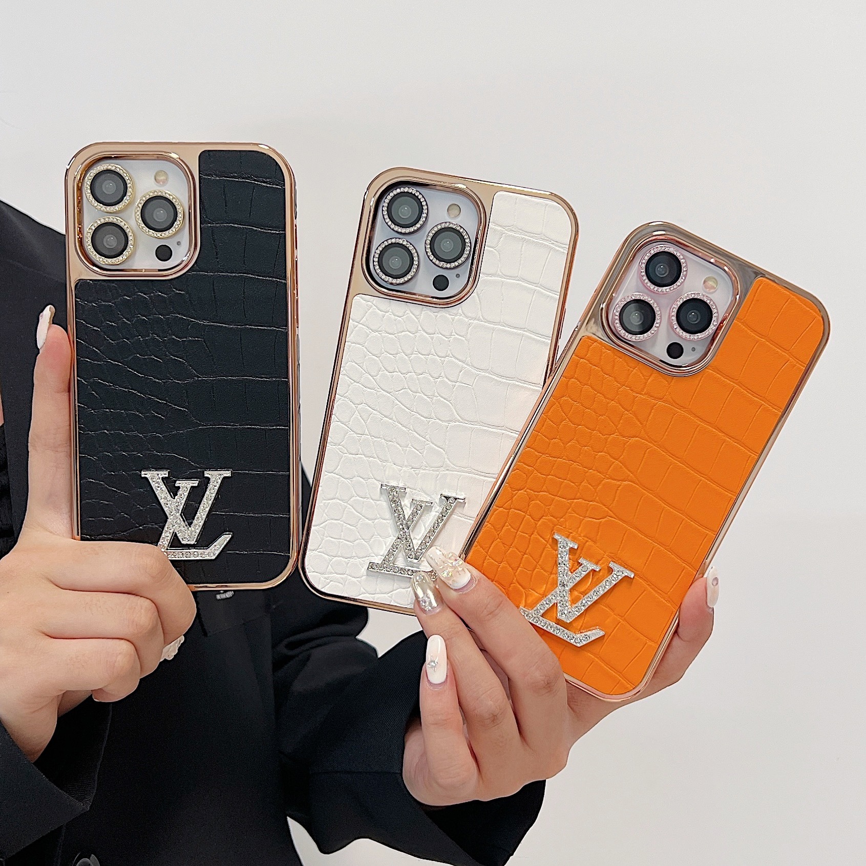 Louis Vuitton Crocodile Leather iPhone Case