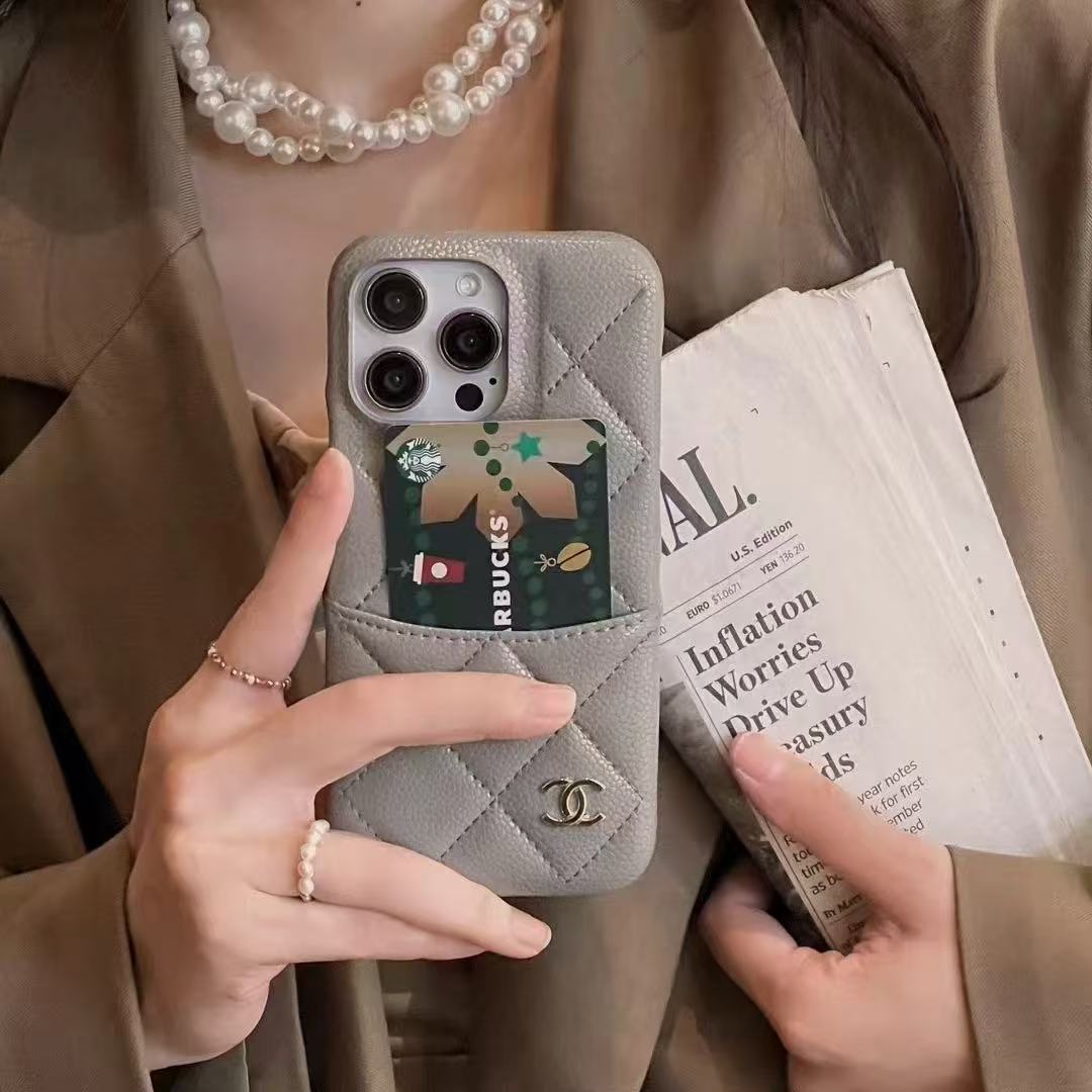Leather luxury iPhone Wallet Case