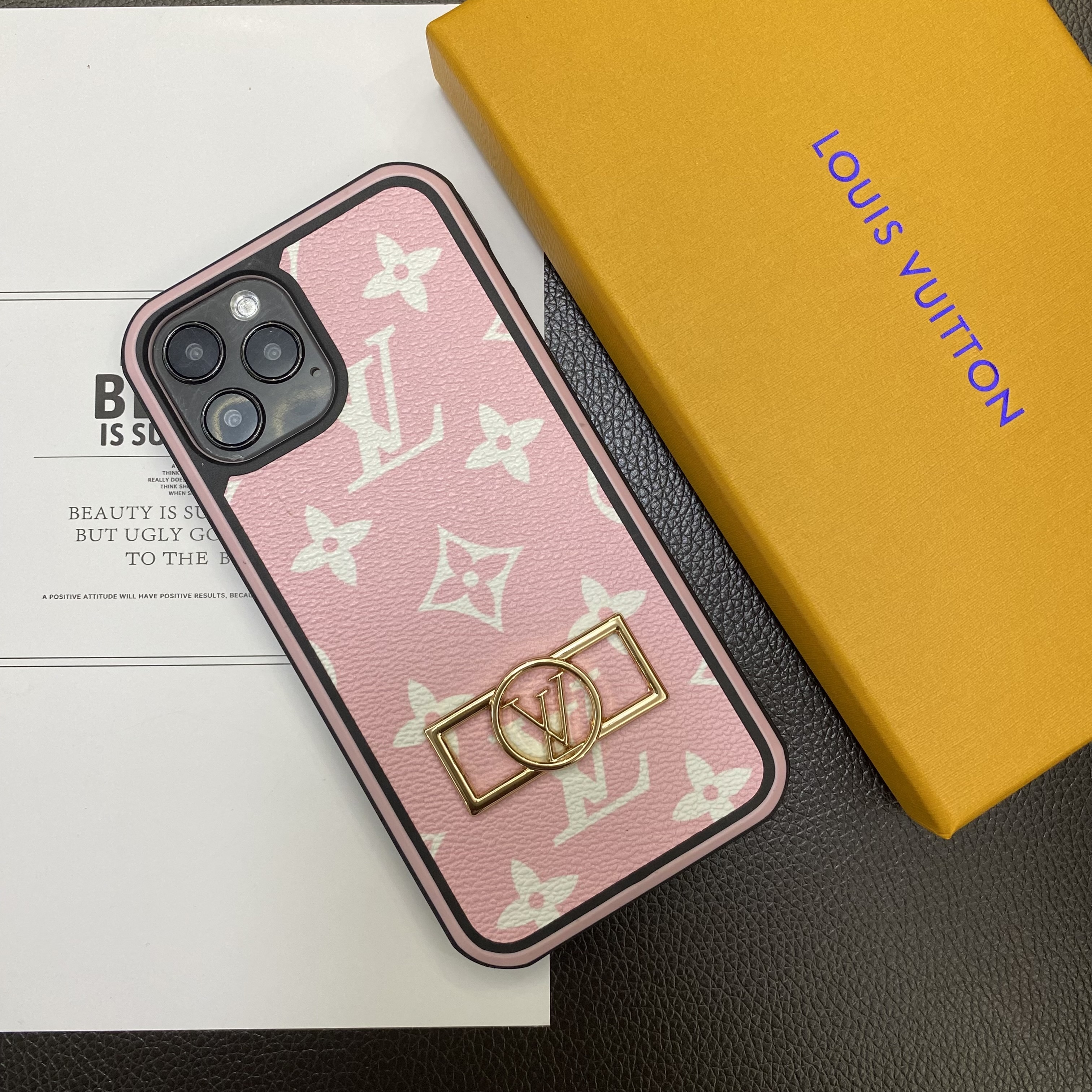 Louis Vuitton Leather iPhone Case