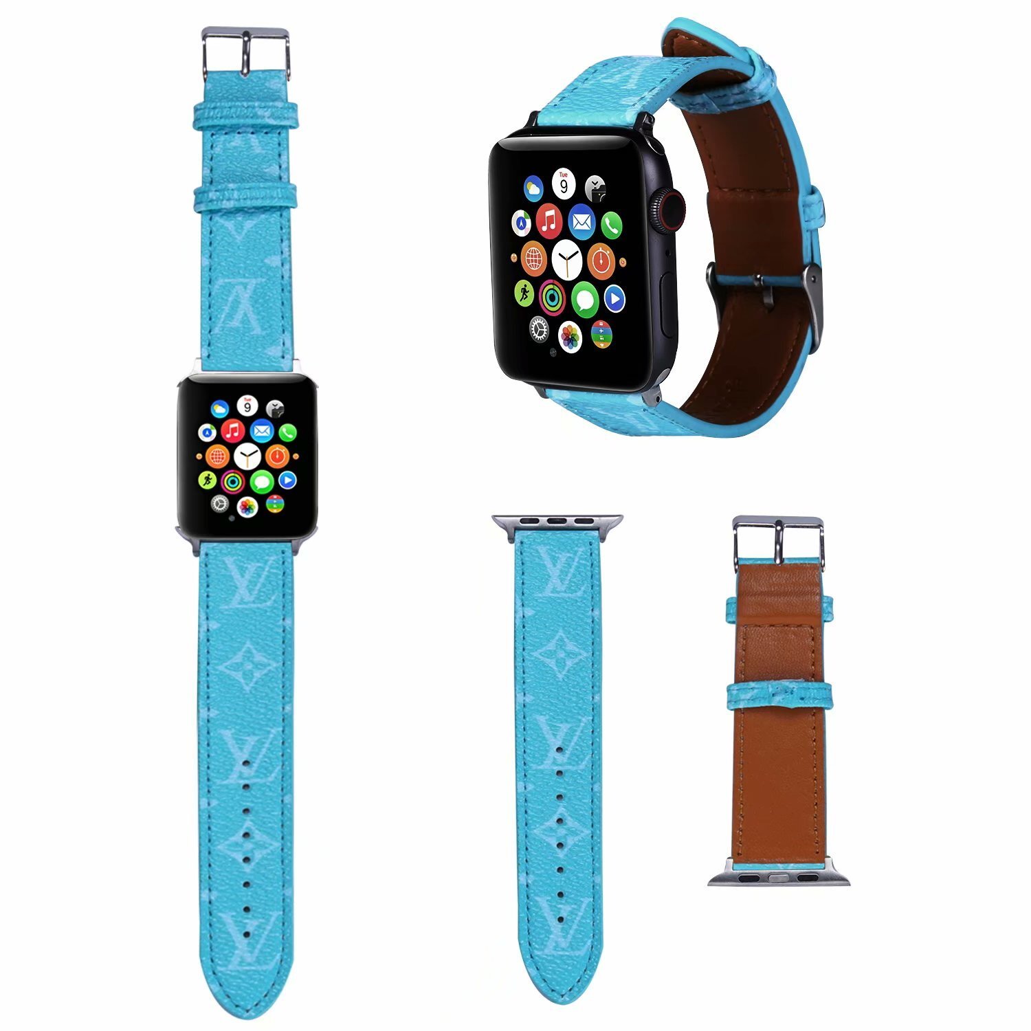 Louis Vuitton Luxury Leather Apple Watch Band
