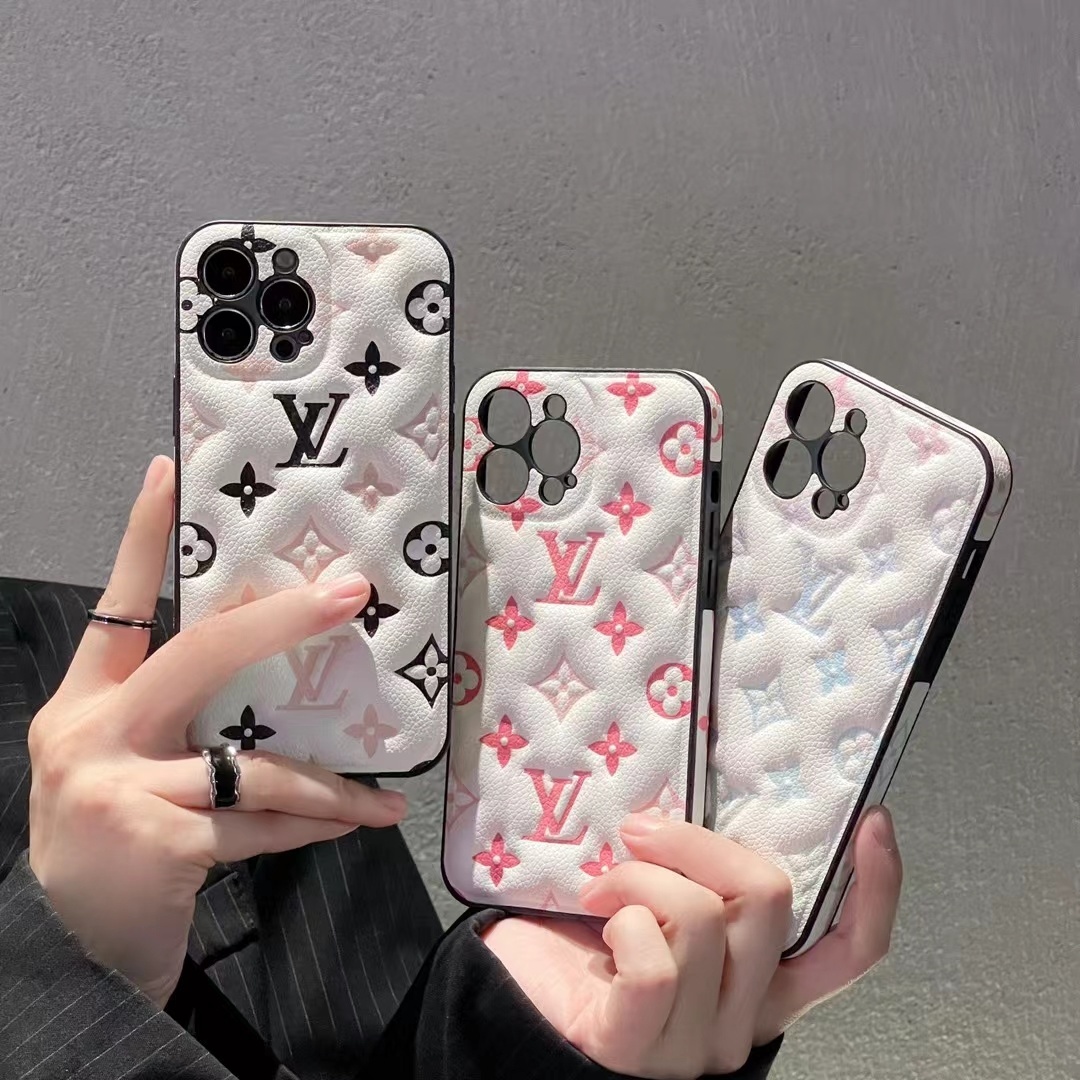 Louis Vuitton Leather Air Cushion iPhone Case