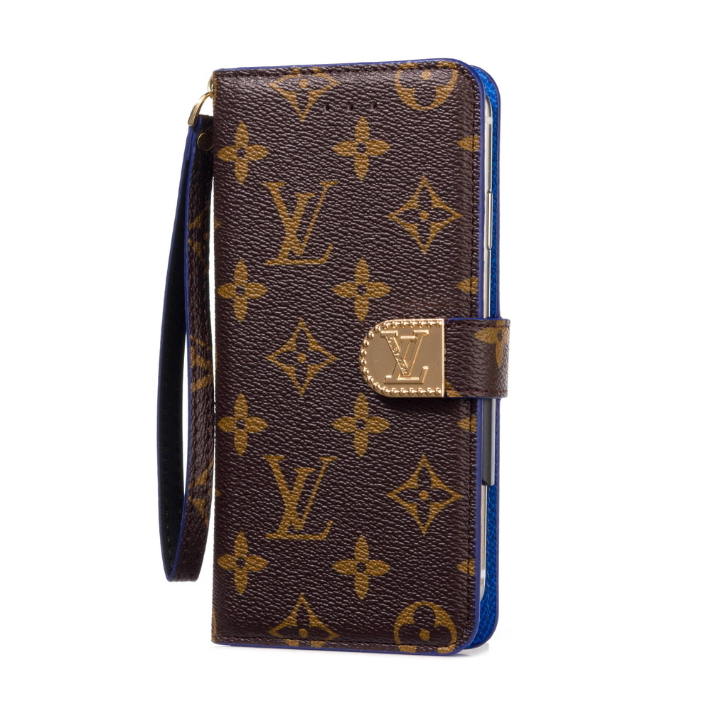 Louis Vuitton Gucci Leather iPhone Wallet Case Magnetic Flip Cover