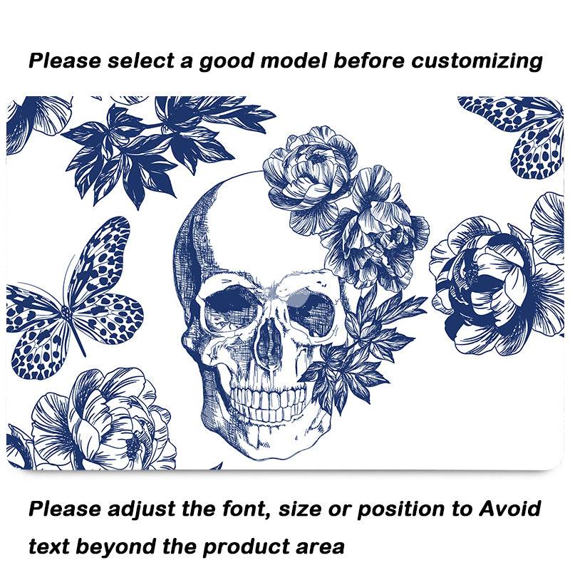 Skeleton in Flower Macbook case-BELKCASE
