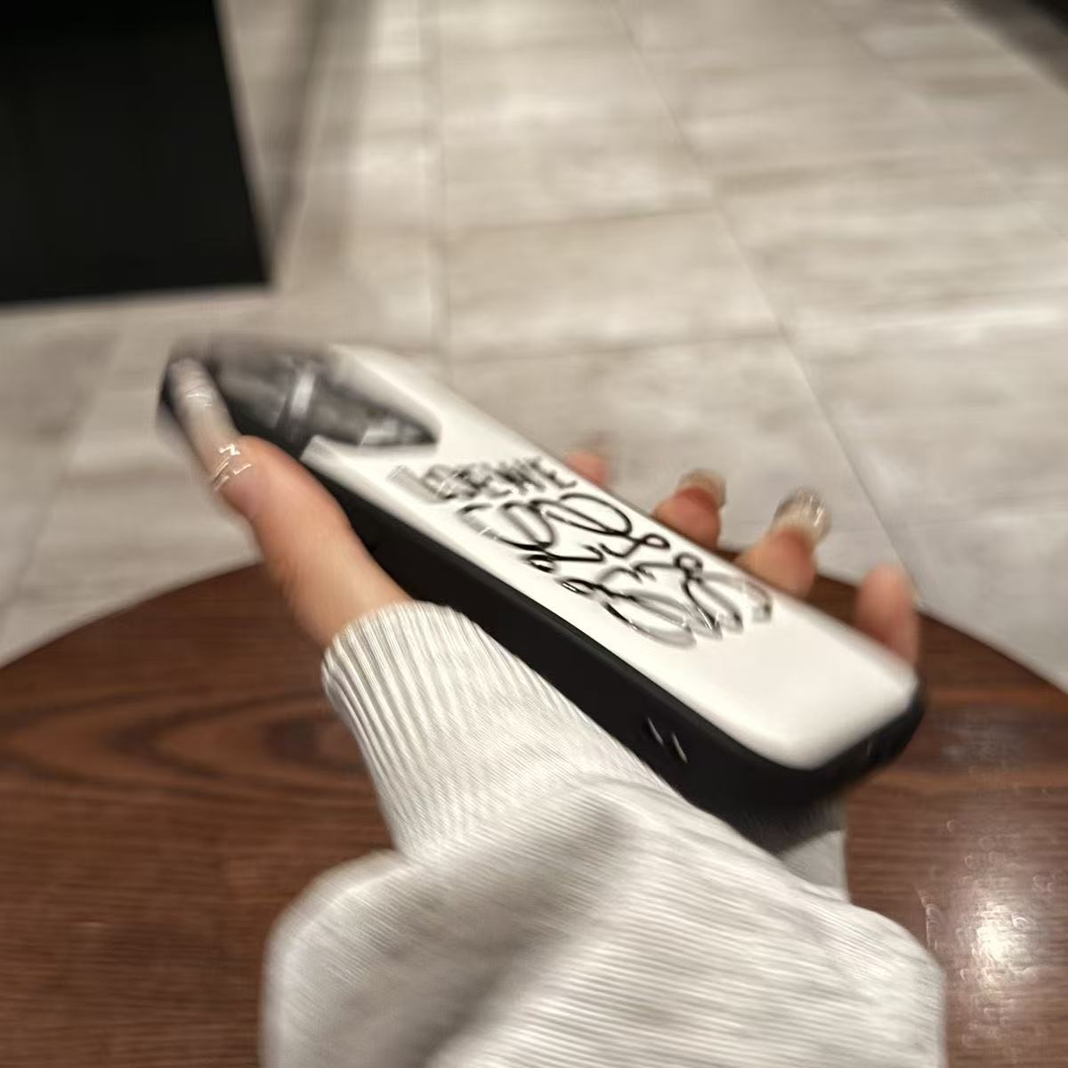 Cushion leather iPhone Case
