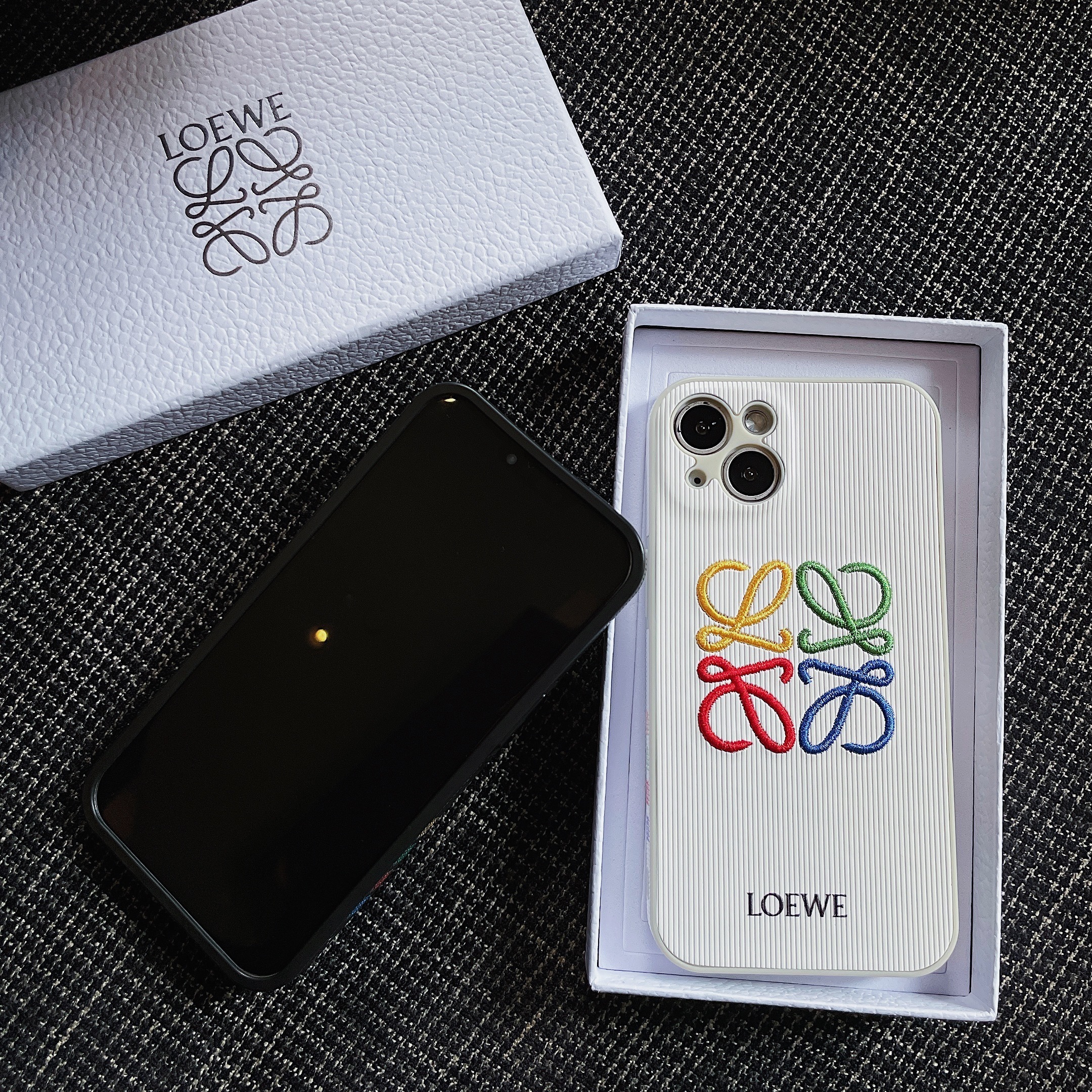 Loewe Embroidered iPhone Case