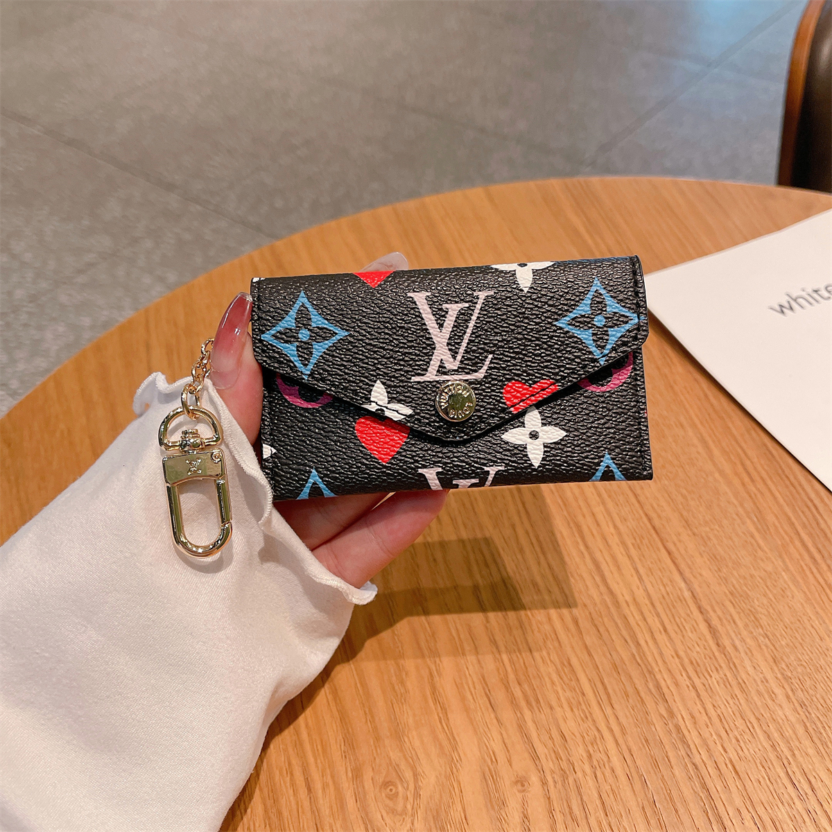 Luxury Leather Zipper Wallet Card Holder & Coin Purse