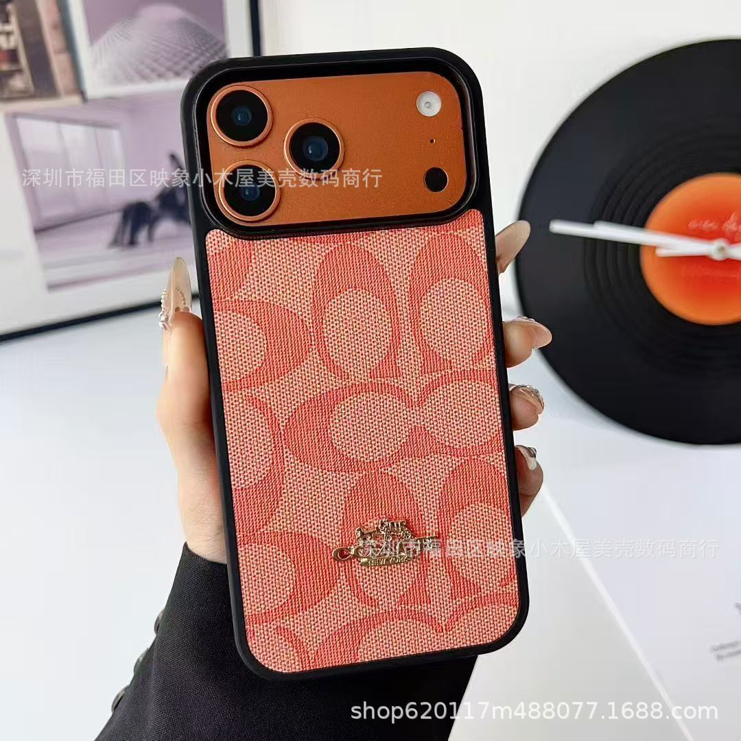 Coach Luxury Leather iPhone Case