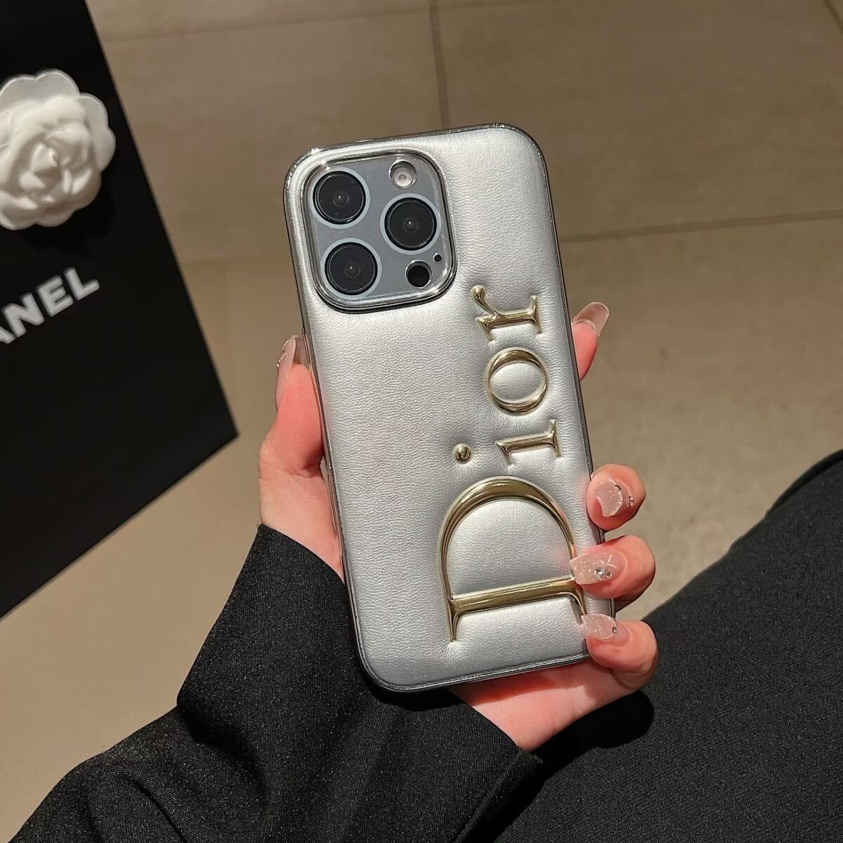Dior Leather iPhone Case