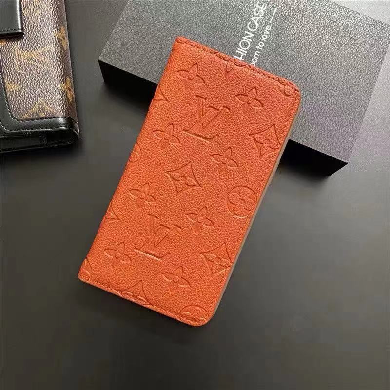 Louis Vuitton Monogram Leather iPhone Wallet Case Magnetic Flip Cover
