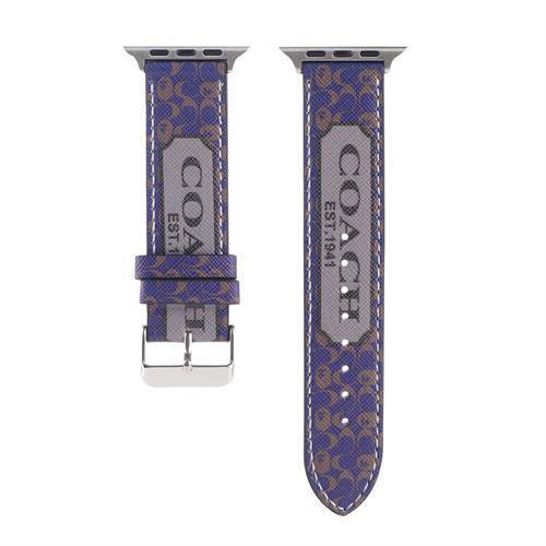 Coach Luxury Leather Apple Watch Band
