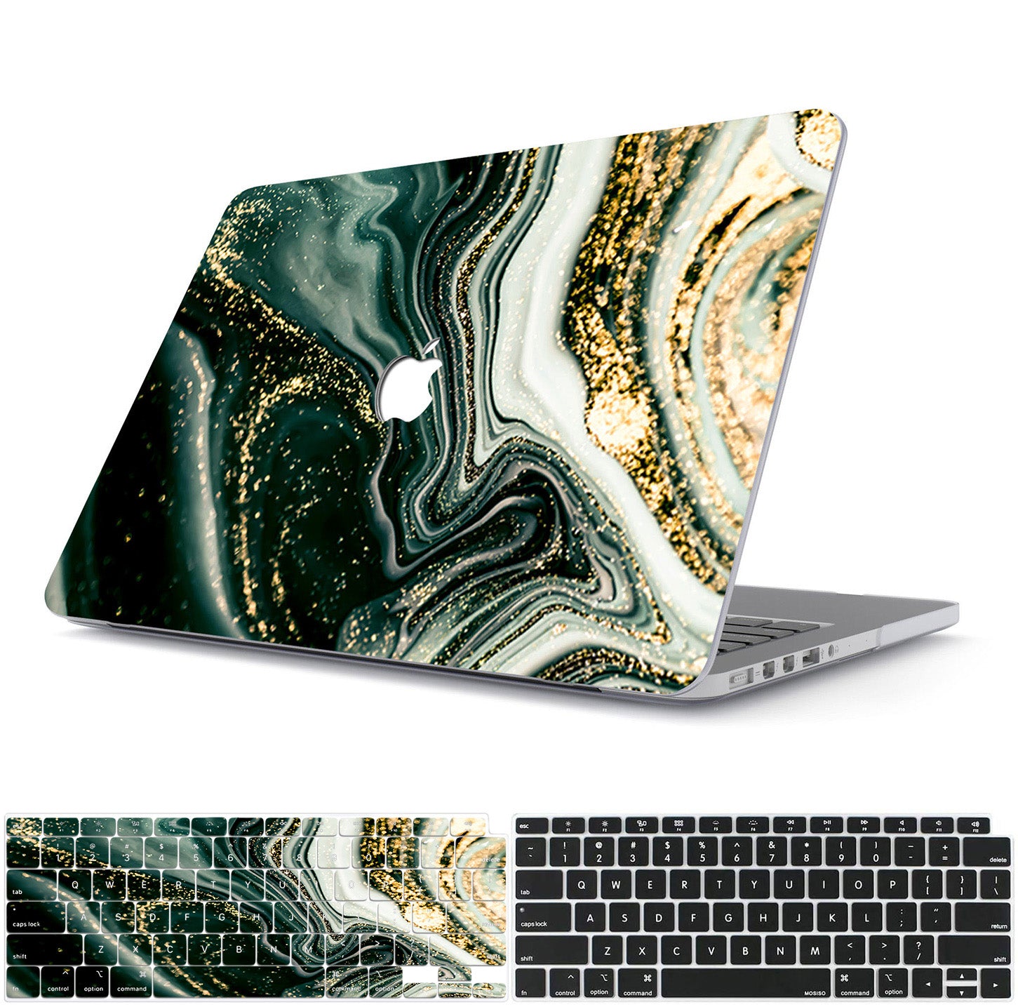Flowing Gold Lush Macbook Case-BELKCASE